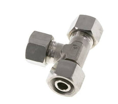 16S Stainless Steel Right Angle Tee Cutting Fitting with Swivel 400 bar Adjustable ISO 8434-1