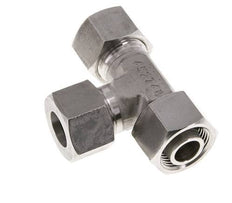 20S Stainless Steel Right Angle Tee Cutting Fitting with Swivel 400 bar Adjustable ISO 8434-1