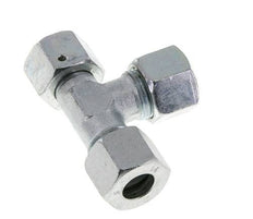 14S Zink Plated Steel Right Angle Tee Cutting Fitting with Swivel 630 bar NBR Adjustable ISO 8434-1