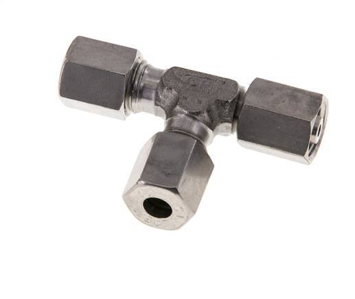 6L Stainless Steel Right Angle Tee Cutting Fitting with Swivel 315 bar FKM Adjustable ISO 8434-1
