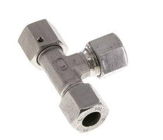 10L Stainless Steel Right Angle Tee Cutting Fitting with Swivel 315 bar FKM Adjustable ISO 8434-1