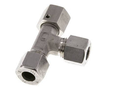 10L Stainless Steel Right Angle Tee Cutting Fitting with Swivel 315 bar FKM Adjustable ISO 8434-1