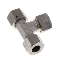 12L Stainless Steel Right Angle Tee Cutting Fitting with Swivel 315 bar FKM Adjustable ISO 8434-1
