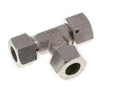 15L Stainless Steel Right Angle Tee Cutting Fitting with Swivel 315 bar FKM Adjustable ISO 8434-1
