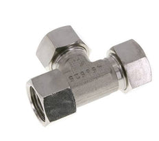 22L Stainless Steel Right Angle Tee Cutting Fitting with Swivel 160 bar FKM Adjustable ISO 8434-1