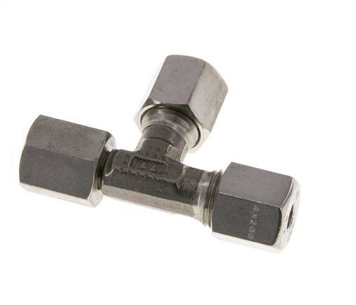 6S Stainless Steel Right Angle Tee Cutting Fitting with Swivel 630 bar FKM Adjustable ISO 8434-1