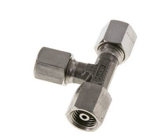 6S Stainless Steel Right Angle Tee Cutting Fitting with Swivel 630 bar FKM Adjustable ISO 8434-1