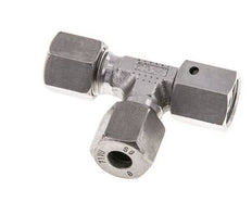 8S Stainless Steel Right Angle Tee Cutting Fitting with Swivel 630 bar FKM Adjustable ISO 8434-1