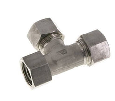 20S Stainless Steel Right Angle Tee Cutting Fitting with Swivel 400 bar FKM Adjustable ISO 8434-1