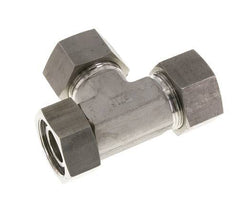 30S Stainless Steel Right Angle Tee Cutting Fitting with Swivel 400 bar FKM Adjustable ISO 8434-1