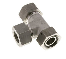 30S Stainless Steel Right Angle Tee Cutting Fitting with Swivel 400 bar FKM Adjustable ISO 8434-1