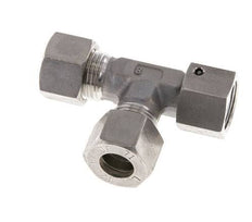 12L Stainless Steel Right Angle Tee Compression Fitting with Swivel 315 bar FKM Adjustable ISO 8434-1