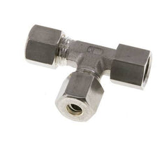 8S Stainless Steel Right Angle Tee Compression Fitting with Swivel 500 bar FKM Adjustable ISO 8434-1