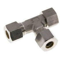12S Stainless Steel Right Angle Tee Compression Fitting with Swivel 400 bar FKM Adjustable ISO 8434-1