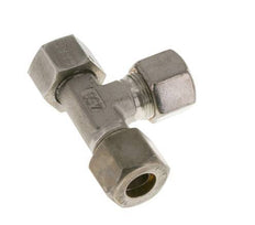 14S Stainless Steel Right Angle Tee Compression Fitting with Swivel 400 bar FKM Adjustable ISO 8434-1