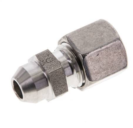 8L & 12mm Stainless Steel Straight Cutting Fitting with Welding End 315 bar ISO 8434-1