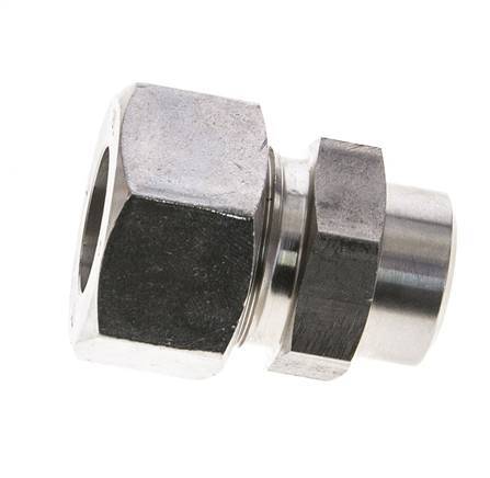 18L & 22mm Stainless Steel Straight Cutting Fitting with Welding End 315 bar ISO 8434-1