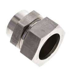 42L & 46mm Stainless Steel Straight Cutting Fitting with Welding End 160 bar ISO 8434-1