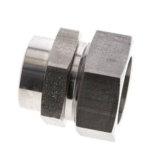 42L & 46mm Stainless Steel Straight Cutting Fitting with Welding End 160 bar ISO 8434-1
