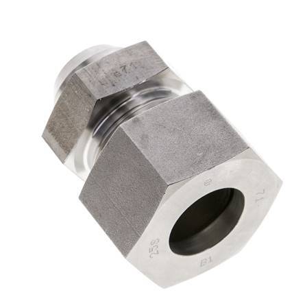 25S & 31mm Stainless Steel Straight Cutting Fitting with Welding End 400 bar ISO 8434-1