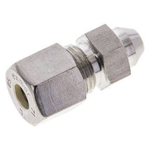 8S & 13mm Stainless Steel Straight Compression Fitting with Welding End 500 bar ISO 8434-1