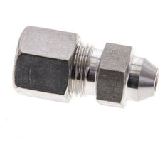 8S & 13mm Stainless Steel Straight Compression Fitting with Welding End 500 bar ISO 8434-1