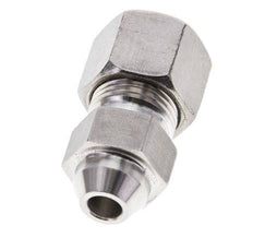 10S & 15mm Stainless Steel Straight Compression Fitting with Welding End 450 bar ISO 8434-1