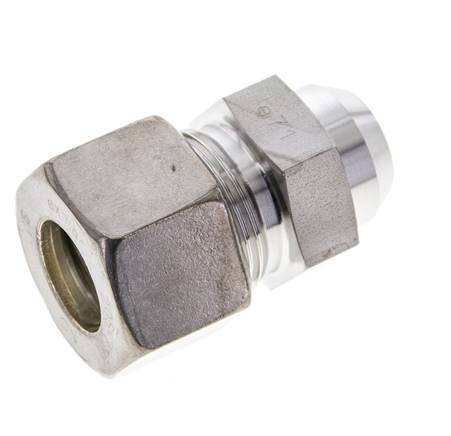20S & 26mm Stainless Steel Straight Compression Fitting with Welding End 250 bar ISO 8434-1