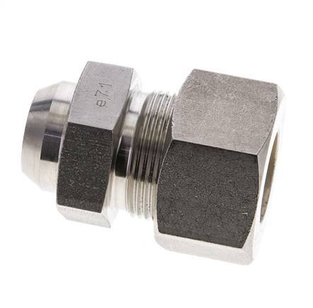 25S & 31mm Stainless Steel Straight Compression Fitting with Welding End 250 bar ISO 8434-1