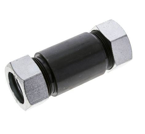 35L Phosphatised Steel Straight Welding Cutting Fitting Bulkhead 160 bar ISO 8434-1