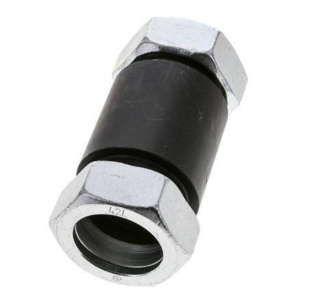 42L Phosphatised Steel Straight Welding Cutting Fitting Bulkhead 160 bar ISO 8434-1