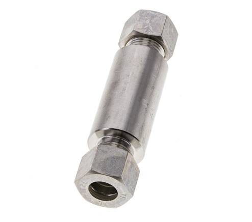 12L Stainless Steel Straight Welding Compression Fitting Bulkhead 315 bar ISO 8434-1