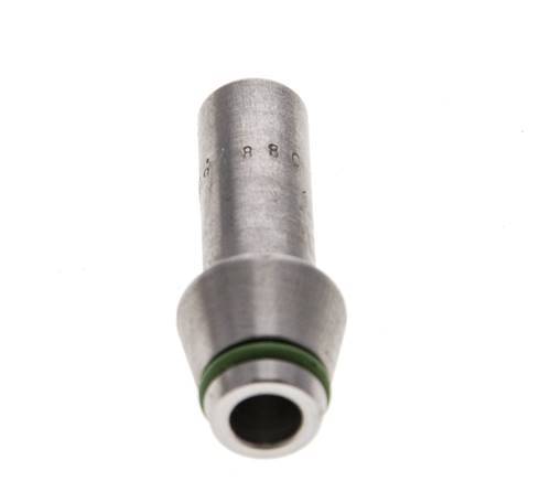 8x1.5mm Stainless Steel Straight with Welding End 630 bar FKMO-ring ISO 8434-1