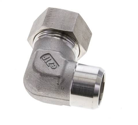 28L & 32mm Stainless Steel Elbow Cutting Fitting with Welding End 160 bar ISO 8434-1