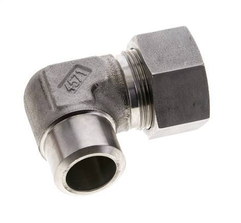 30S & 36mm Stainless Steel Elbow Cutting Fitting with Welding End 400 bar ISO 8434-1