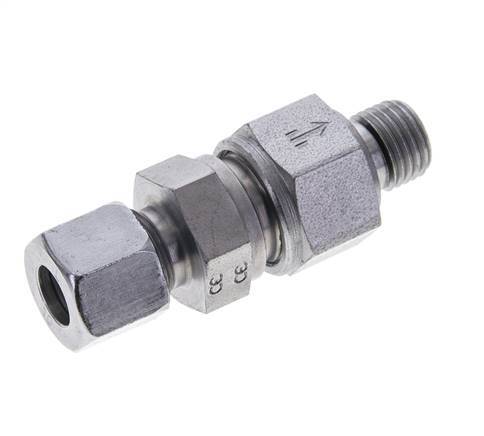 Hydraulic Check Valve Cutting Ring 10L (M16x1.5) & M14x1.5 Male Steel 1-250bar (15-3625)psi Tube-Thread ISO 8434-1
