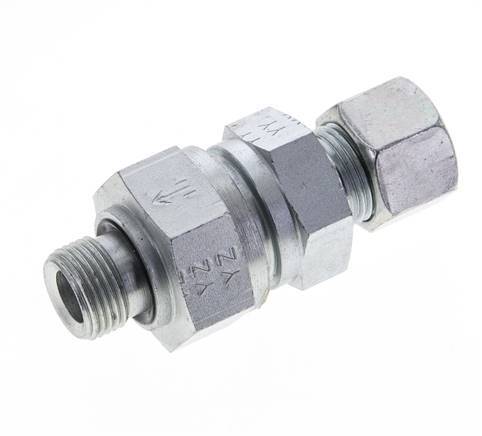 Hydraulic Check Valve Cutting Ring 12L (M18x1.5) & G3/8'' Male Steel 1-250bar (15-3625)psi Tube-Thread ISO 8434-1