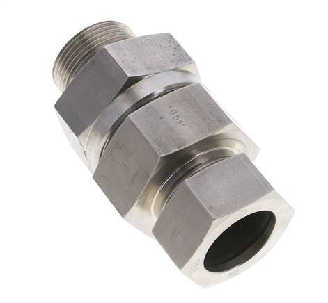 Hydraulic Check Valve Cutting Ring 35L (M45x2) & G1-1/4'' Male Stainless Steel 1-100bar (15-1450)psi Tube-Thread ISO 8434-1