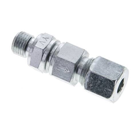 Hydraulic Check Valve Cutting Ring 8S (M16x1.5) & G1/4'' Male Steel 1-400bar (15-5800)psi Thread-Tube ISO 8434-1