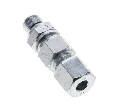 Hydraulic Check Valve Cutting Ring 8S (M16x1.5) & G1/4'' Male Steel 1-400bar (15-5800)psi Thread-Tube ISO 8434-1
