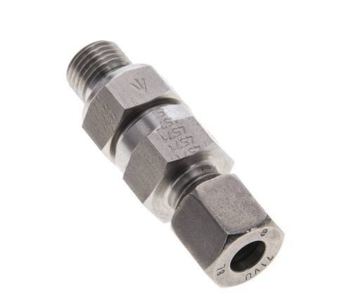 Hydraulic Check Valve Cutting Ring 8L (M14x1.5) & G1/4'' Male Stainless Steel 0.2-250bar (3-3625)psi Thread-Tube ISO 8434-1