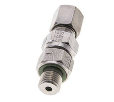 Hydraulic Check Valve Cutting Ring 6S (M14x1.5) & G1/4'' Male Stainless Steel 1-400bar (15-5800)psi Thread-Tube ISO 8434-1