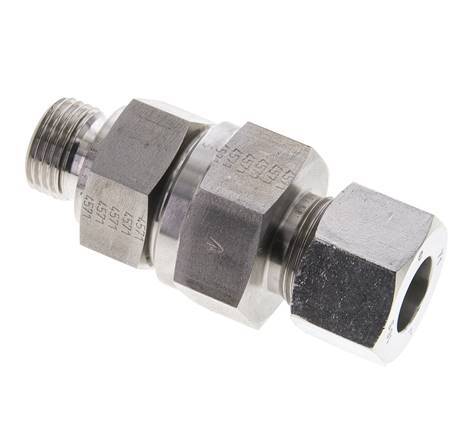 Hydraulic Check Valve Cutting Ring 16S (M24x1.5) & G1/2'' Male Stainless Steel 1-400bar (15-5800)psi Thread-Tube ISO 8434-1