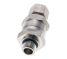 Hydraulic Check Valve Compression Ring 12L (M18x1.5) & G3/8'' Male Stainless Steel 1-250bar (15-3625)psi Thread-Tube ISO 8434-1