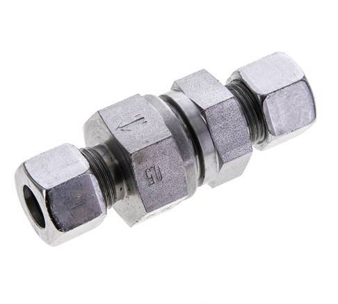 Hydraulic Check Valve Cutting Ring 12L (M18x1.5) Steel 0.5-250bar (7-3625)psi ISO 8434-1