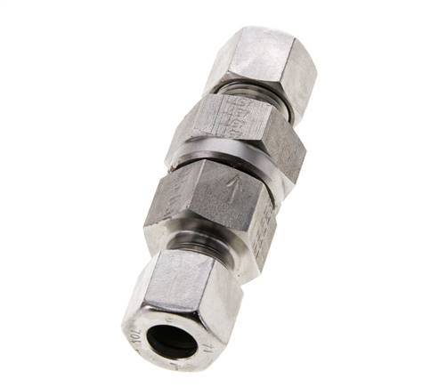 Hydraulic Check Valve Cutting Ring 10L (M16x1.5) Stainless Steel 0.5-250bar (7-3625)psi ISO 8434-1