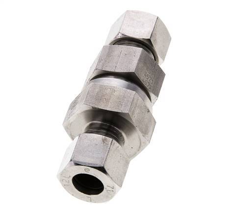 Hydraulic Check Valve Cutting Ring 12L (M18x1.5) Stainless Steel 1-250bar (15-3625)psi ISO 8434-1
