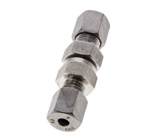 Hydraulic Check Valve Cutting Ring 6S (M14x1.5) Stainless Steel 1-400bar (15-5800)psi ISO 8434-1