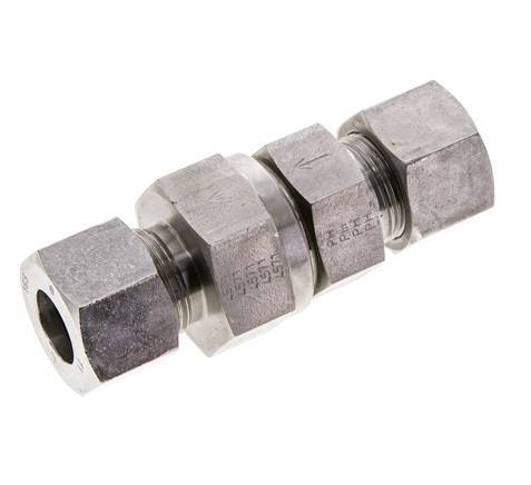 Hydraulic Check Valve Cutting Ring 16S (M24x1.5) Stainless Steel 1-400bar (15-5800)psi ISO 8434-1