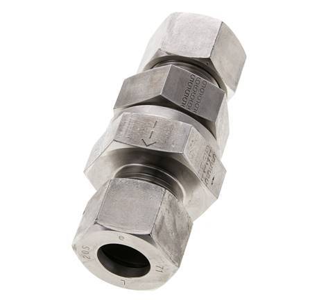 Hydraulic Check Valve Cutting Ring 20S (M30x2) Stainless Steel 1-400bar (15-5800)psi ISO 8434-1